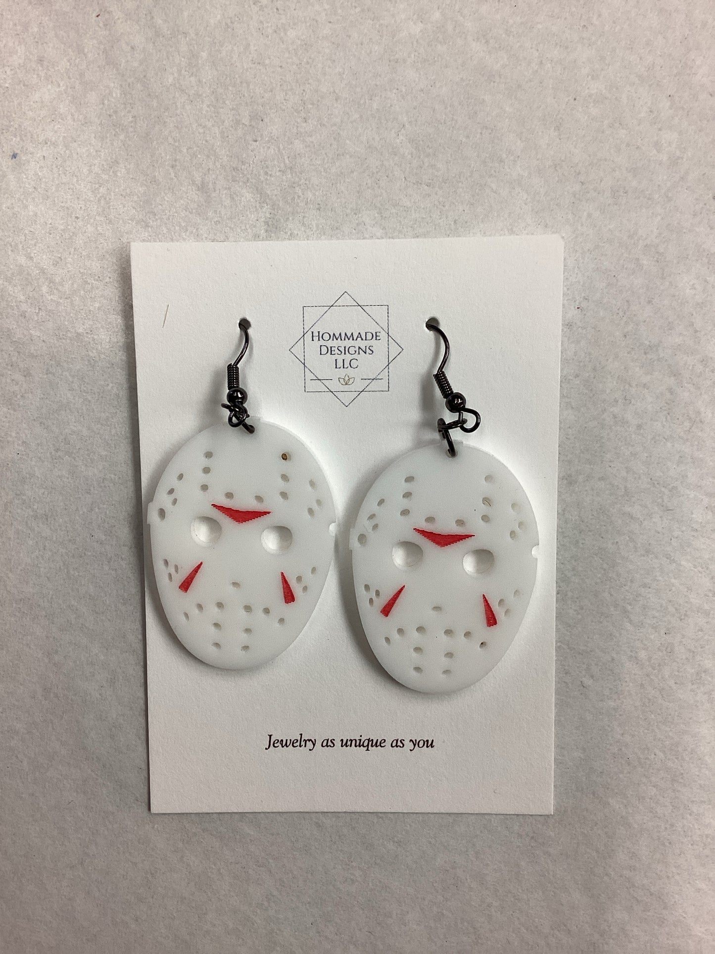 Jason Mask Earrings