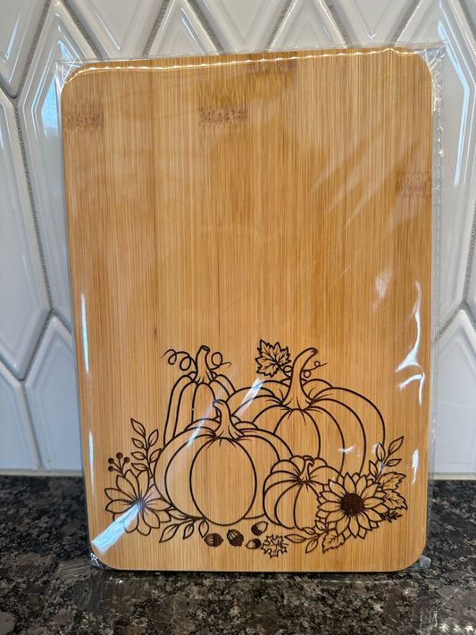 Fall pumpkin board