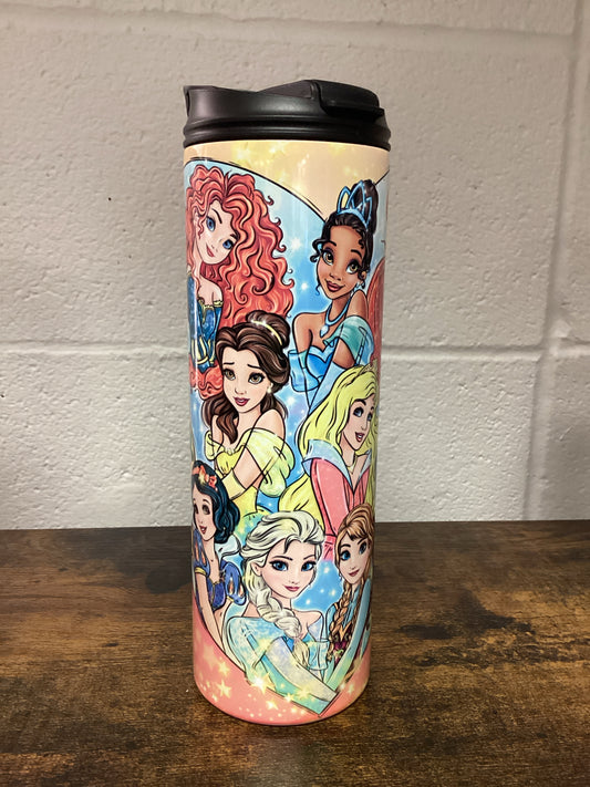 Princesses 20oz 2 in 1 lid Tumbler