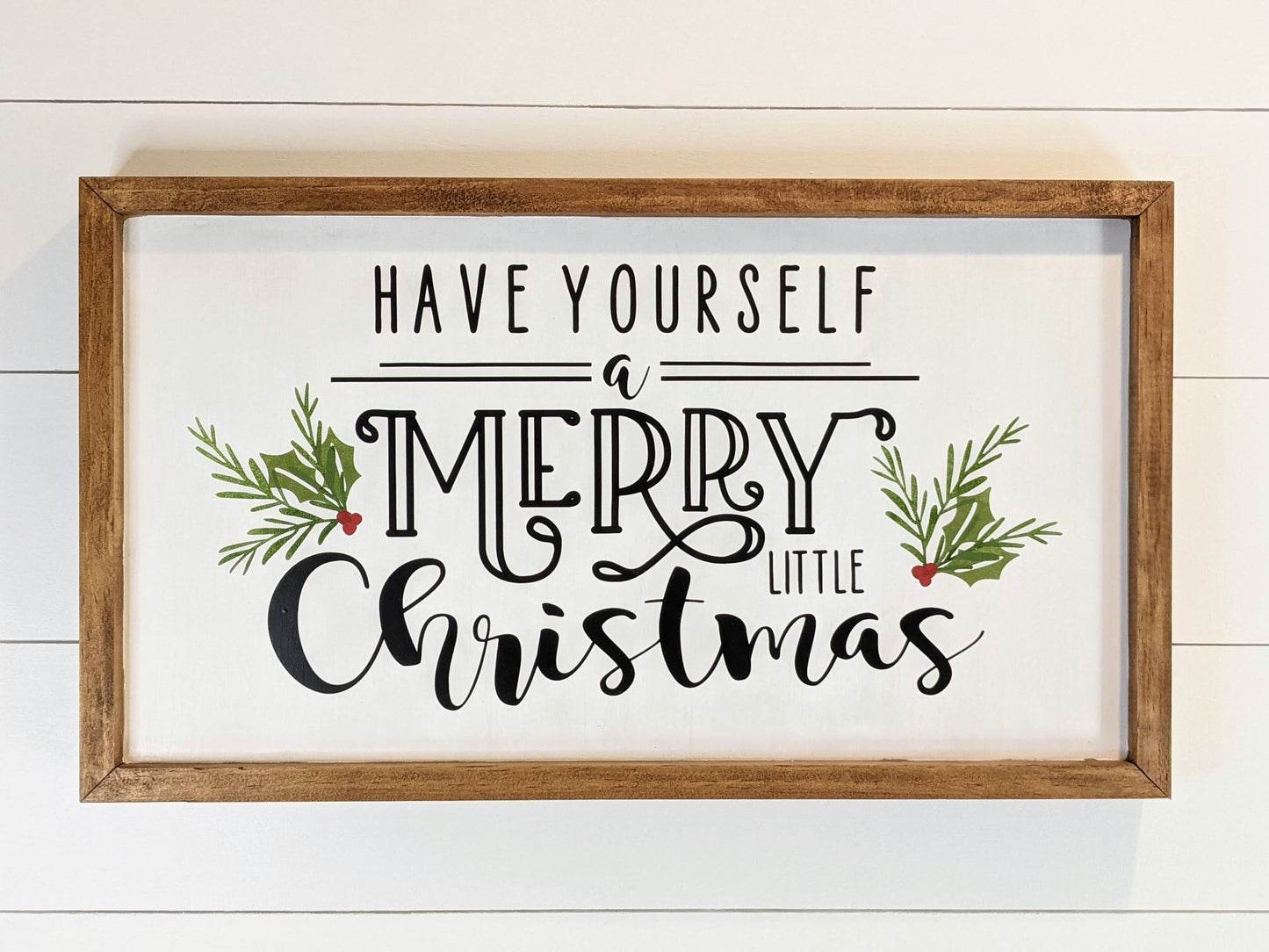 Merry Little Christmas Sign