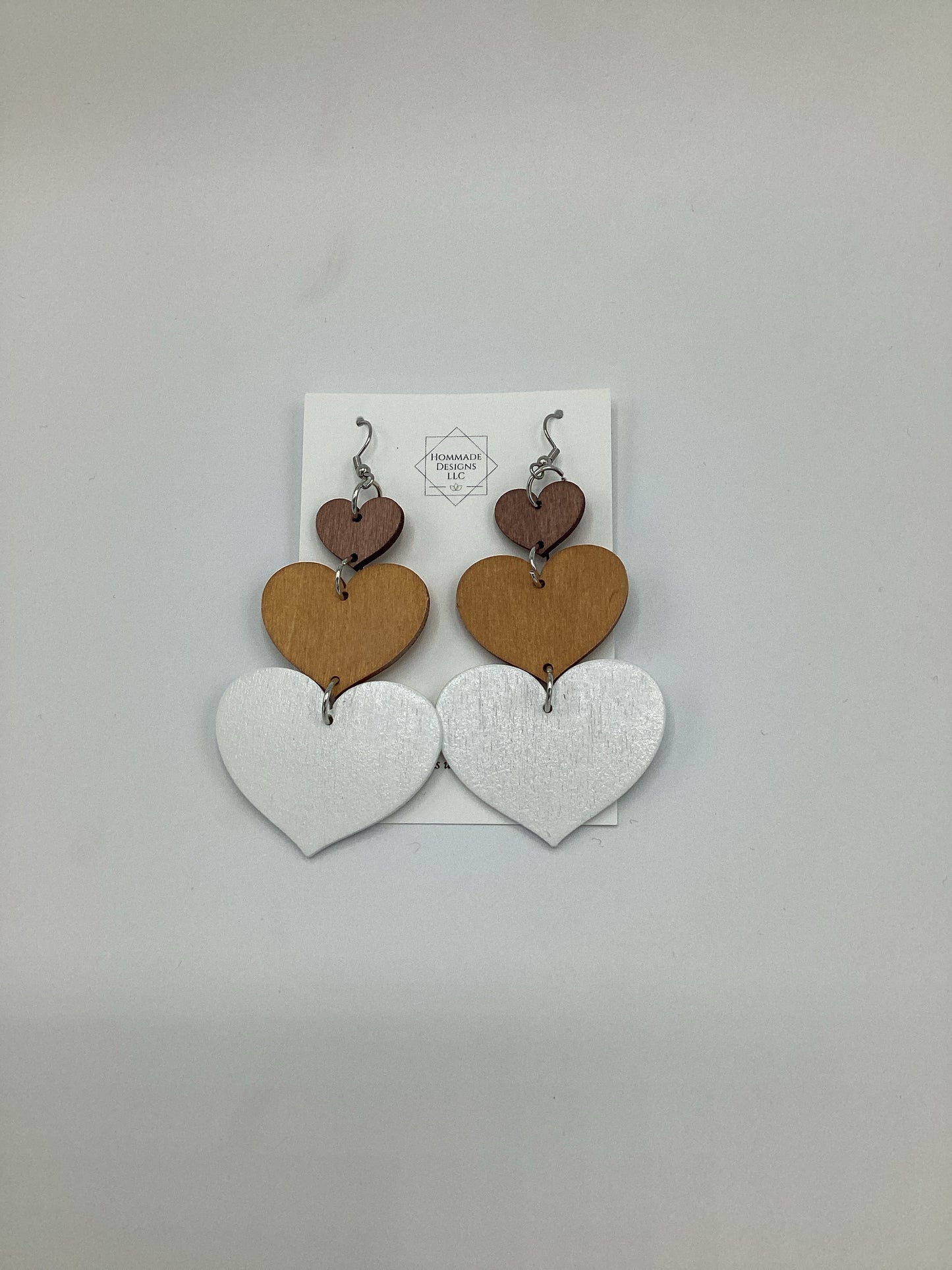 Triple Heart Earring