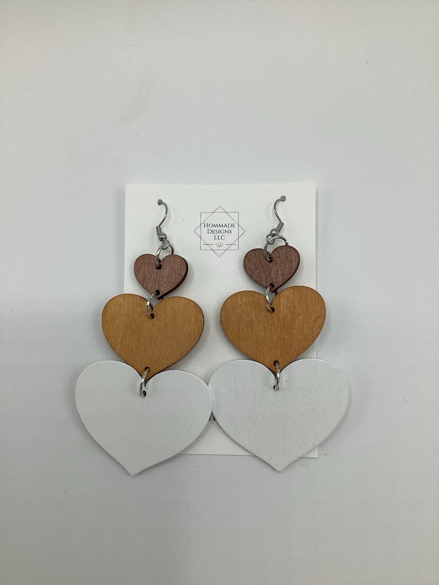 Triple Heart Earring