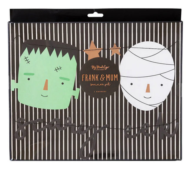 Frank & Mummy Banner Set