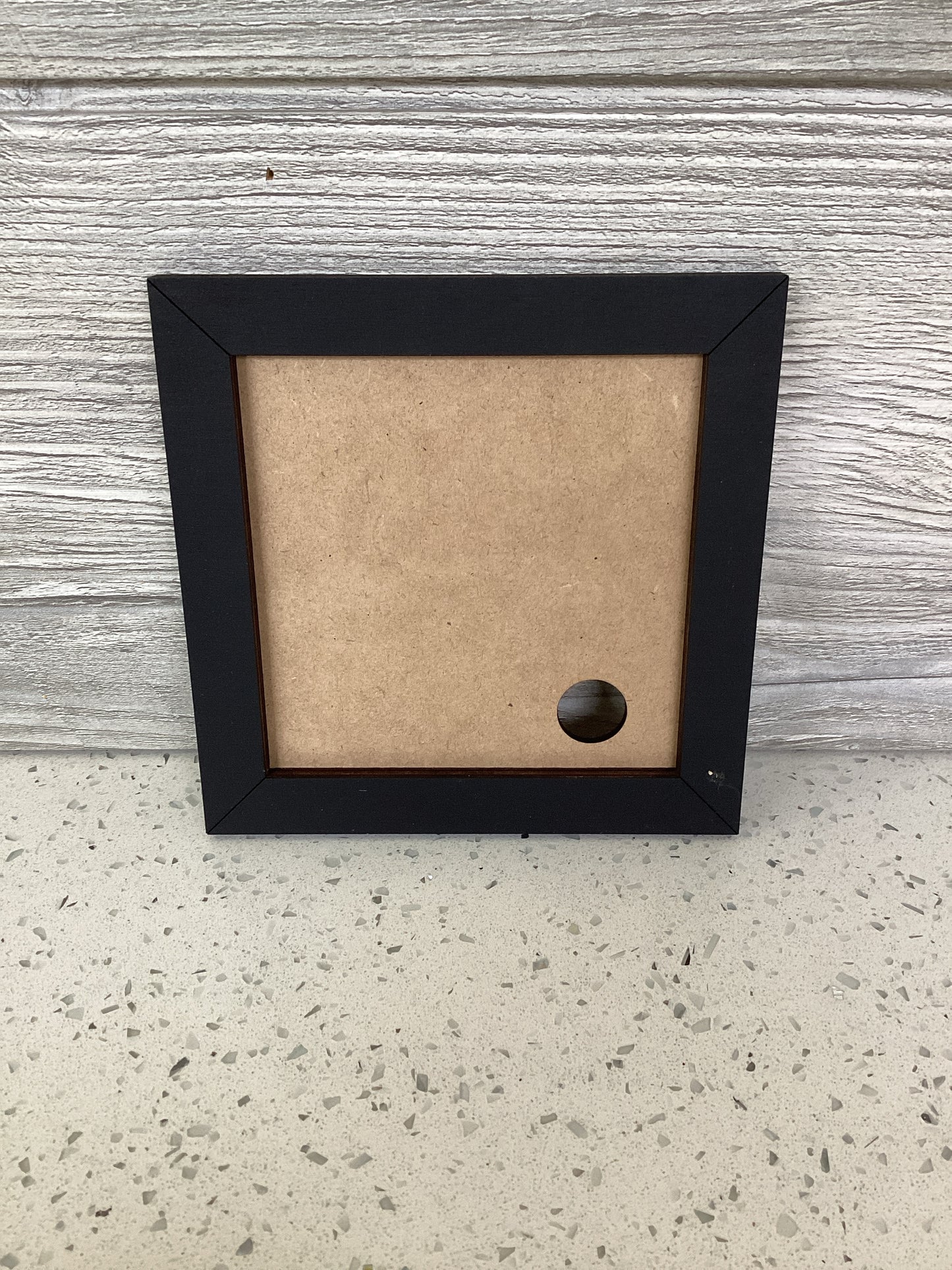 Black Single Square Frame