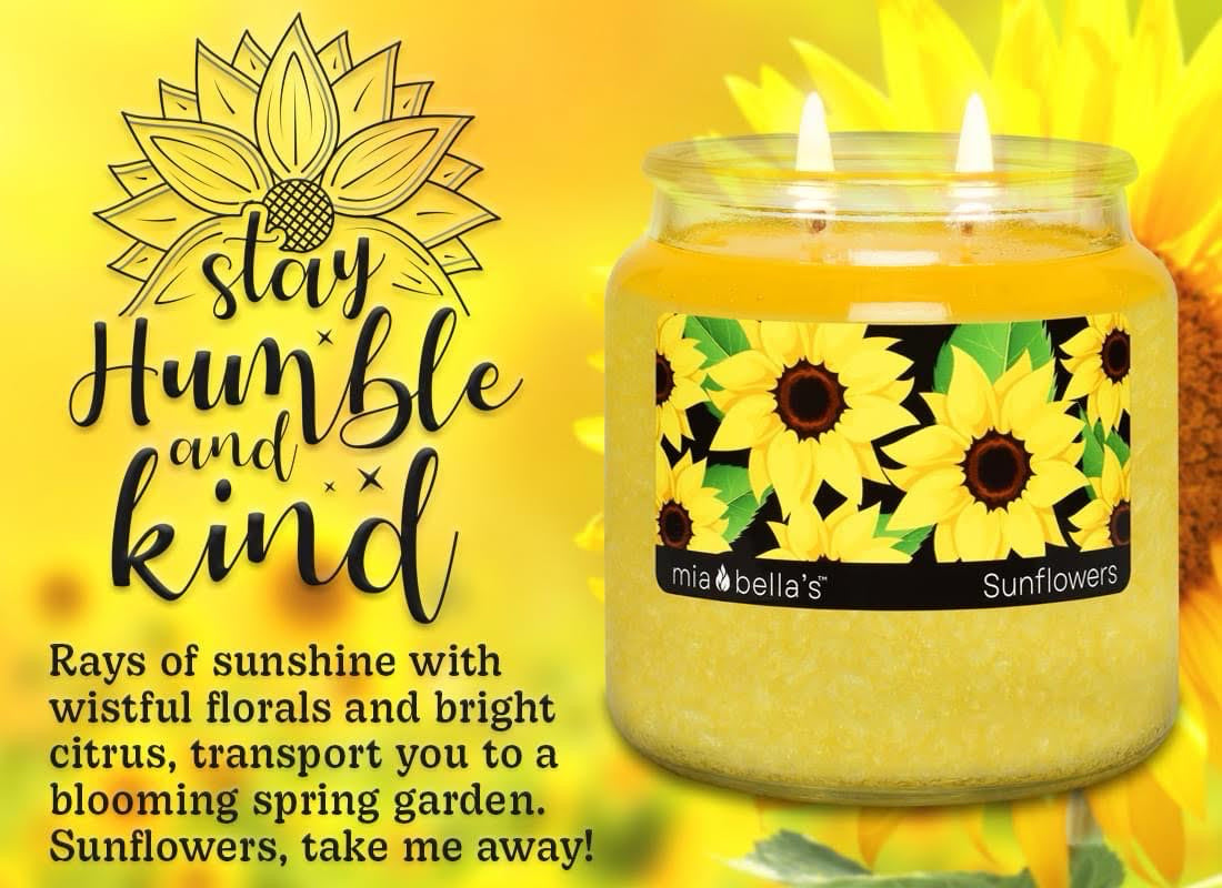 Sunflower Candle