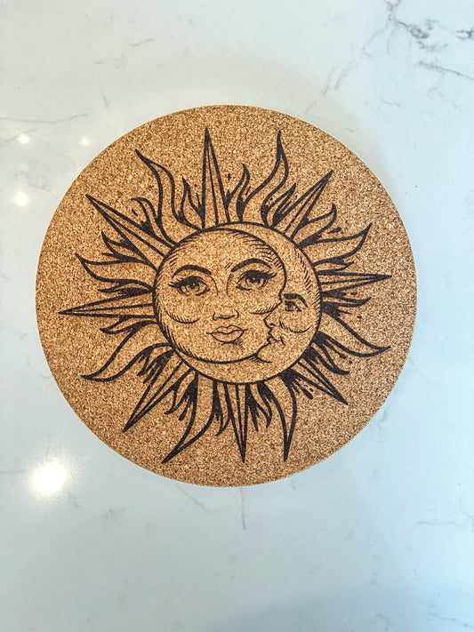 Sun/moon trivet