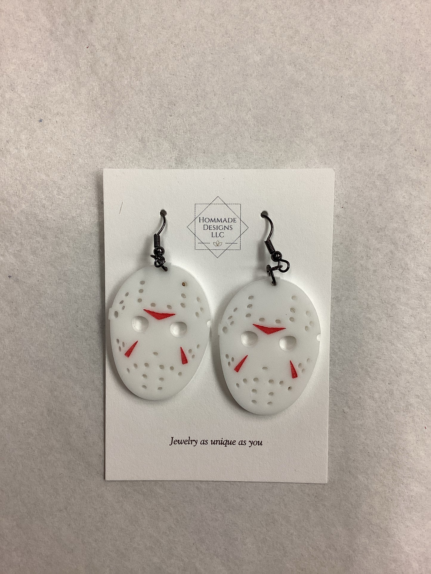 Jason Mask Earrings