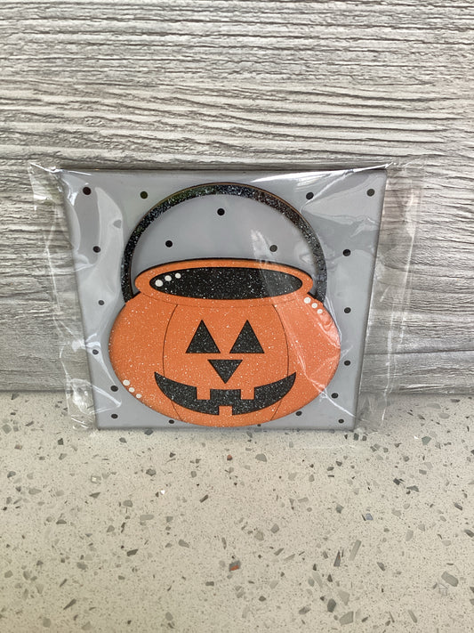 Halloween Square Jack O Lantern