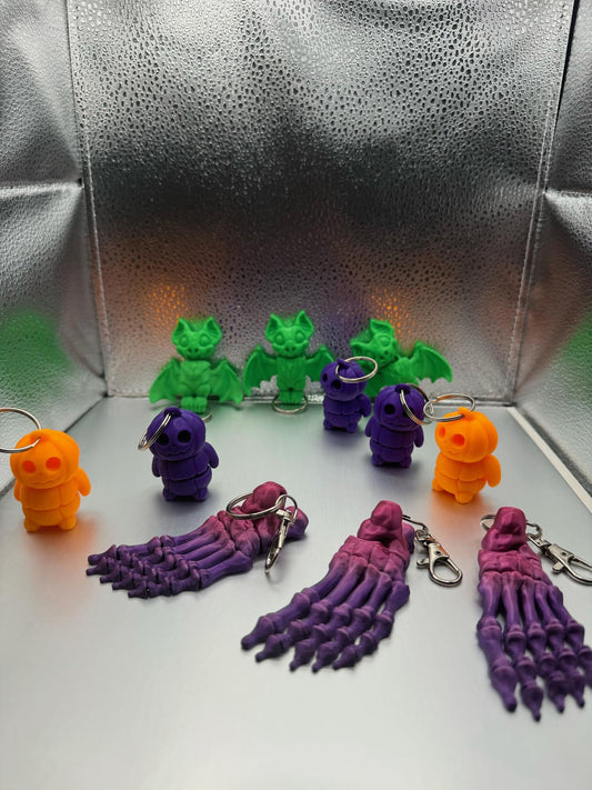 Spooky Key Chains Green