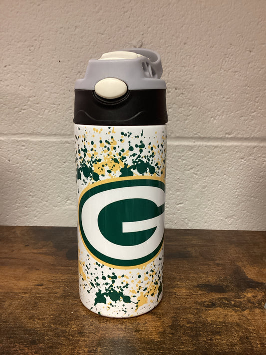 Green Bay Packers Kids 12 oz Tumbler blk/gray lid