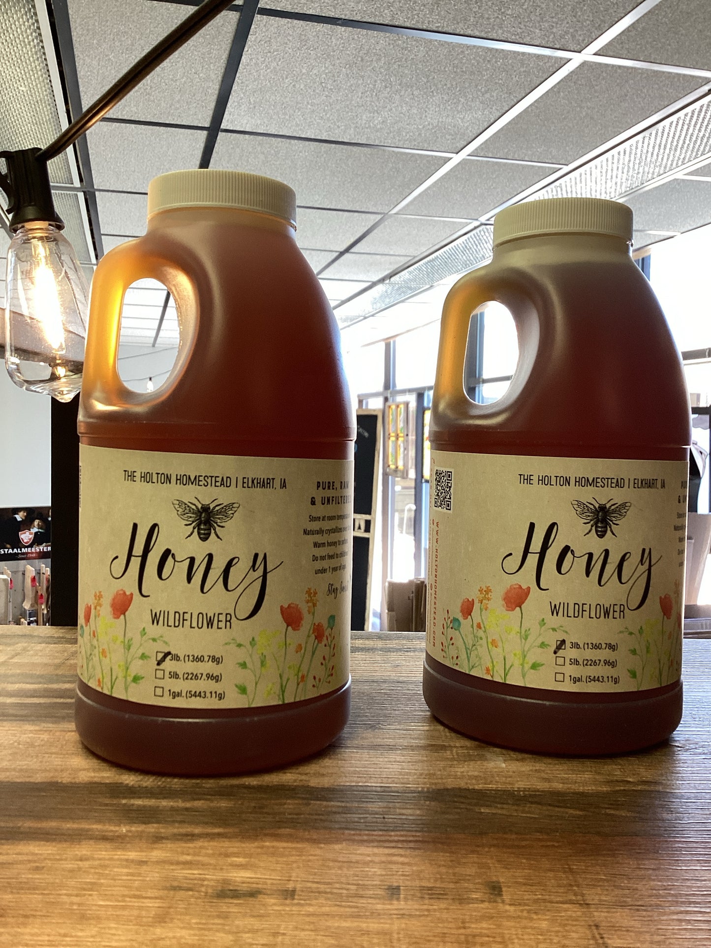 Wildflower Honey 3lb Jugs