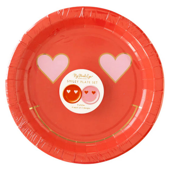 Heart eyes plate