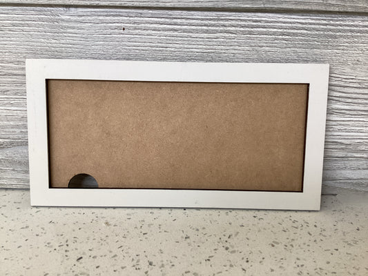 White Rectangular Frame