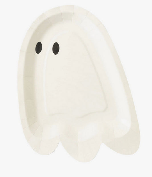 Ghost Shaped Paper Plate