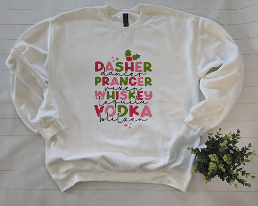 Reindeer Crewneck Sweatshirts