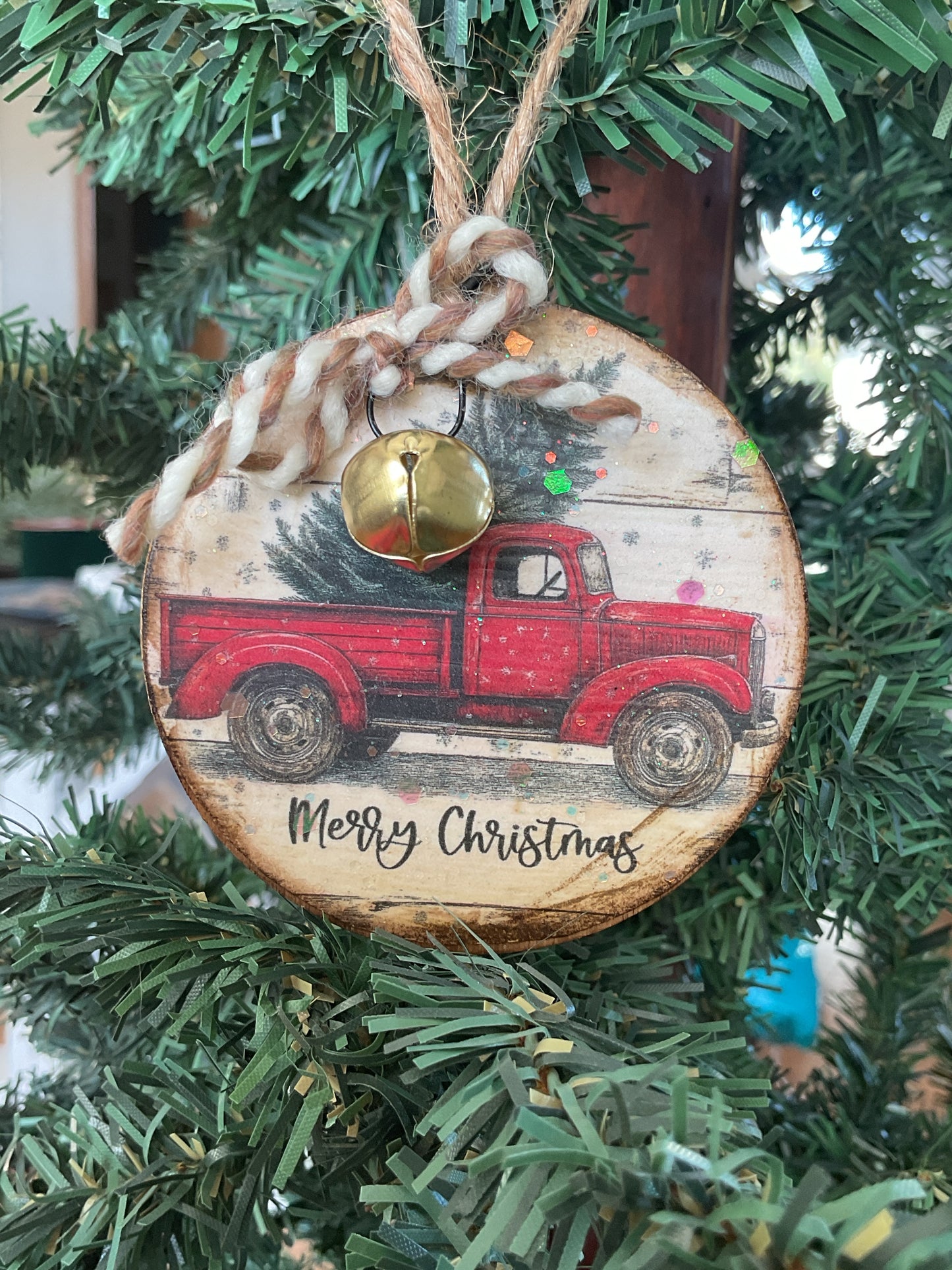 Truck & Tree 3in. Ornament