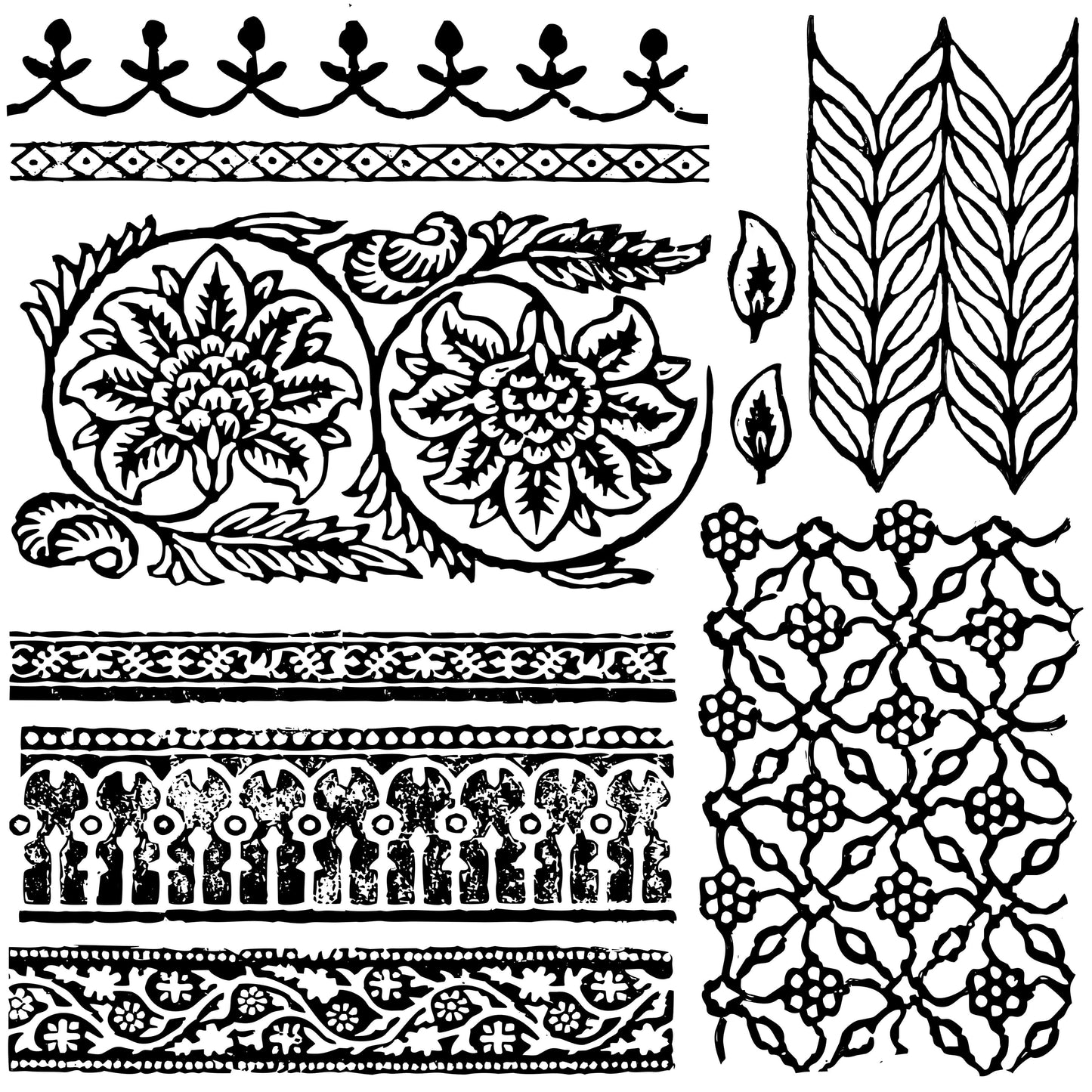 IOD Bohemia 12X12 Decor Stamp