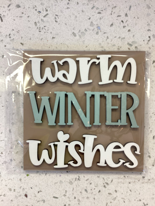 Square Warm Winter Wishes