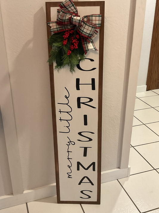 Christmas/Winter Double Sided Porch Sign