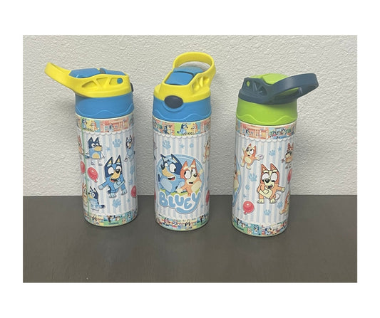 Blue Dog Kids 12 oz Tumbler yellow & blue lid